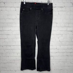 Spanx Black Wide Leg Cropped Jeans